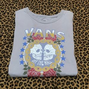 Vans Off The Wall Skulls And Roses Tee *Size M*